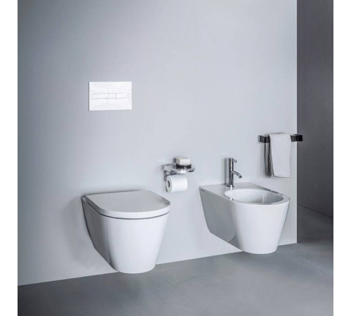 Сиденье с крышкой Laufen Kartell для унитаза микролифт белый глянцевый 8.9133.3.000.000.1