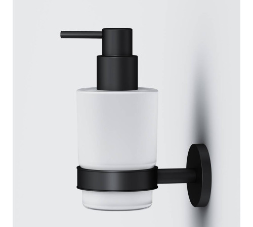 Диспенсер для жидкого мыла AM.PM X-Joy настенный черный стеклянный A85A36922