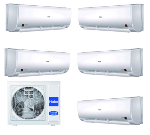 Мульти-сплит система Haier 5U90S2SS5FA / AS12BS4HRA-5 инверторная R32 5U90S2SS5FA / AS12BS4HRA-5