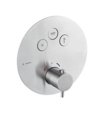 Смеситель для душа встраиваемый термостатический Newform X-STEEL 316 на 3 источника INOX 70427EX.50.050