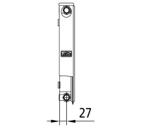 Радиатор стальной Kermi therm-x2 Profil-K тип 11 500x600 мм боковое подключение FK0110500601N2Y RAL 9016