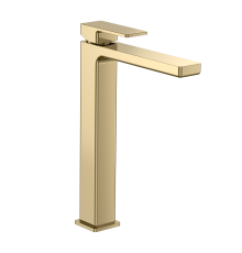 Смеситель для раковины Aquanet Savona высокий 250 мм золото AQM6814GG