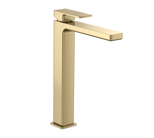 Смеситель для раковины Aquanet Savona высокий 250 мм золото AQM6814GG