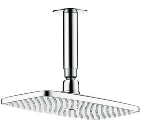 Верхний душ Hansgrohe PuraVida 250х150 мм с потолочным кронштейном 100 мм 27383000