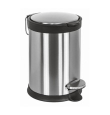 Ведро для мусора Colombo Design Complementi 3 л с педалью сталь/черный B9212.IX