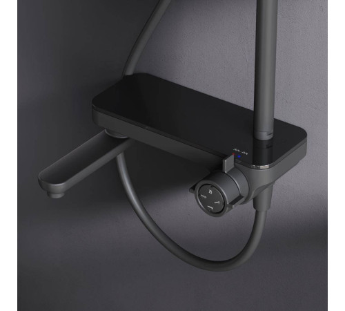 Душевая система AM.PM Like черный матовый F0780722