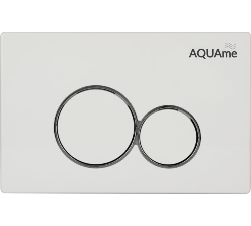 Панель смыва AQUAme пластик белый AQM4101W