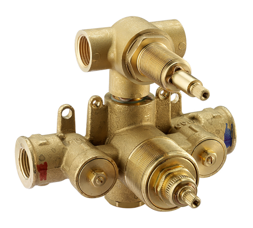 Встраиваемая часть термостатического смесителя Cisal на 2 положения ZA01810104