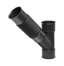 Тройник гибкий раструбный Uponor 110x110x110 мм 0-90° SN8 ПЭ 1053701