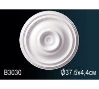 Розетка потолочная Perfect полиуретановая гладкая 310 мм B3030