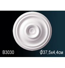 Розетка потолочная Perfect полиуретановая гладкая 310 мм B3030