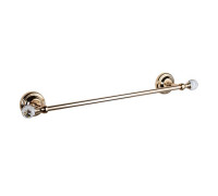 Полотенцедержатель подвесной TW Crystal 113 49 см золото с кристаллом Swarovski TWCR113oro-sw