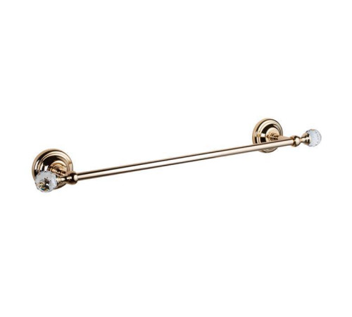 Полотенцедержатель подвесной TW Crystal 113 49 см золото с кристаллом Swarovski TWCR113oro-sw