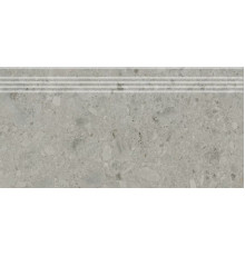 Ступень Kerama Marazzi Чеппо ди Гре серый матовый обрезной 30x60 см DD606020R/GR