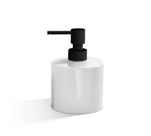 Дозатор для мыла настольный Decor Walther DW 520 фарфор белый / черный матовый 0844153