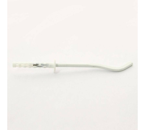 Кронштейн штыревой плоский Uni-Fitt 7х180 мм белый с дюбелем 870W0718