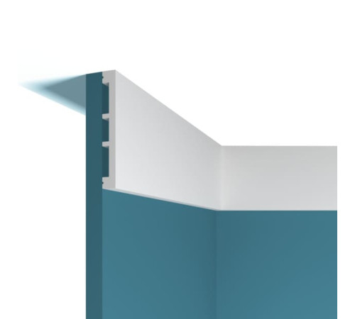 Карниз потолочный Perfect Plus P75 ударопрочный полимер 130x130x2000 мм P75