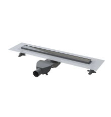 Трап линейный Boheme 60 см с решеткой и сифоном gun metal 982-60-GM