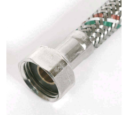 Гибкая подводка для воды Uni-Fitt DN 8 1/2 ВВ 80 см нержавеющая сталь 500S2008