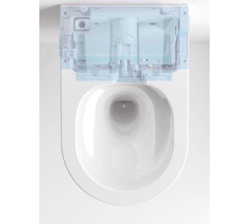 Унитаз-биде подвесной GSI WClean безободковый 590х375 мм матовый Creta 7418K08