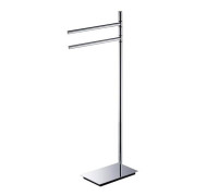 Стойка с полотенцедержателем Colombo Design Square 80.4 см PVD сталь B9901.HPS1