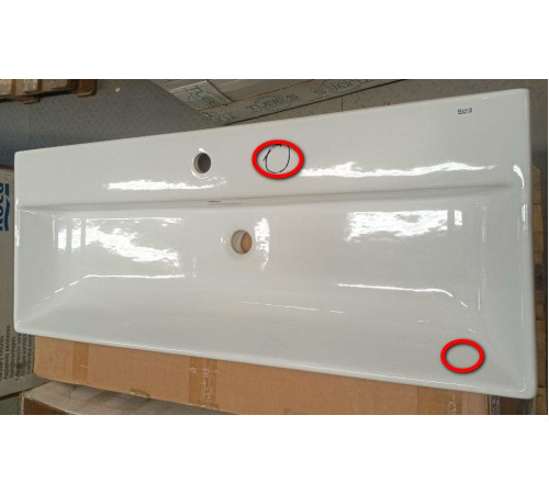 Раковина мебельная Roca Oleta 1000x390 мм с отверстием под смеситель 3274C600Y