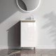 Тумба под раковину напольная AM.PM X-Joy 45 см 1 дверца белый глянец M85AFSX0451WG