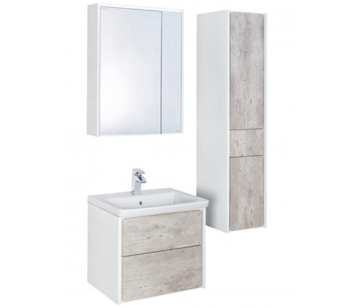 Зеркальный шкаф Roca Ronda 60x78 см LED розетка диммер белый матовый Z.RU93.0.300.7