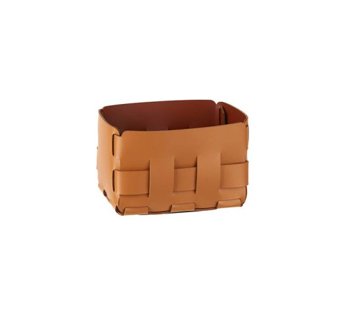 Корзинка ADJ Mini Bottega 12х19х13 см коньяк/бордо 1012.09/30