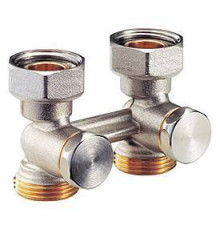 Узел нижнего подключения радиатора Giacomini R387X012 прямой 1/2 x 3/4 EK R387X012