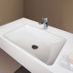 Раковина Laufen Pro 60х40х17 см без отверстия белая 8.1196.5.000.109.1