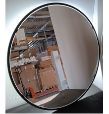 Зеркало Silver Mirrors Roland D800-TX в металлической раме черный бесконтактный сенсор LED-00003061