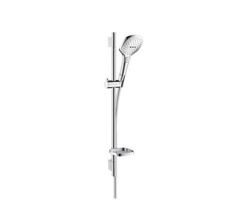 Душевой гарнитур Hansgrohe Raindance Select E 120 3jet со штангой 650 мм и шлангом 1600 мм хром 26620000