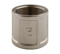 Муфта никелированная Tiemme 1/2 ВР-ВР 1500136