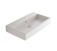 Раковина Globo Stone 90х50х14 см белая SCQ91.BI
