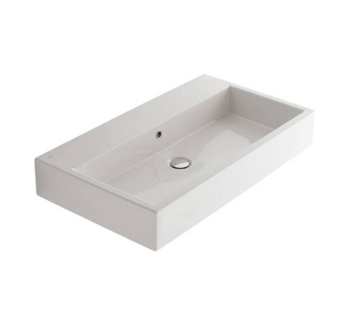 Раковина Globo Stone 90х50х14 см белая SCQ91.BI