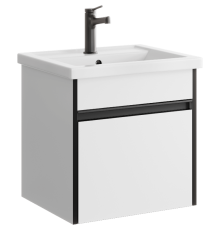 Тумба под умывальник подвесная AQweber Urban 468х460х400 мм белый URB0105W