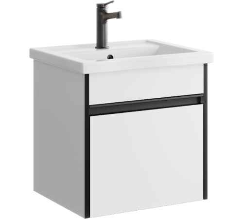 Тумба под умывальник подвесная AQweber Urban 468х460х400 мм белый URB0105W