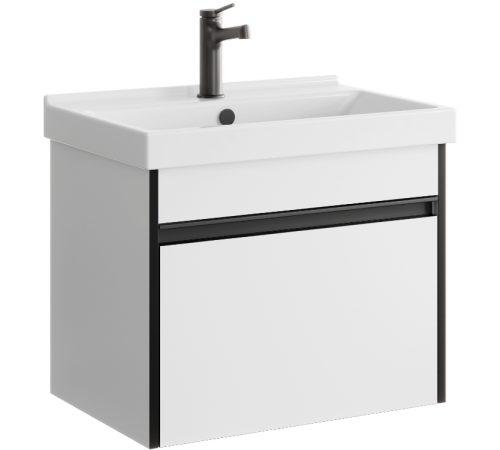 Тумба под умывальник подвесная AQweber Urban 572х460х400 мм белый URB0106W