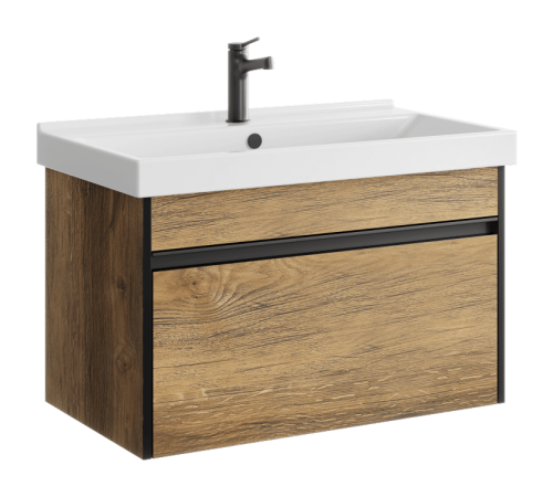 Тумба под умывальник подвесная AQweber Urban 762х460х440 мм Дуб Балтийский URB0108DB