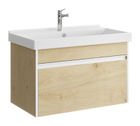 Тумба под умывальник подвесная AQweber Urban 762х460х440 мм Дуб Давос URB0108DD