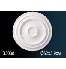 Розетка потолочная Perfect полиуретановая гладкая 510 мм B3038