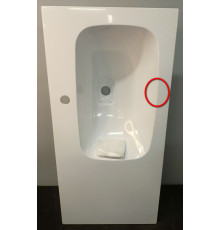 Умывальник из минерального литья AQUAMET Malaga 918х450х180 мм правый Mal.09.04.D-R