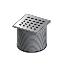 Дизайн-решетка TECE TECEdrainpoint S quadratum 100x100 мм полированная нержавеющая сталь 3660007