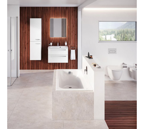 Ванна Ravak Chrome Slim 150х70 см встраиваемая белая C721300000