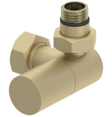 Вентиль регулировки температуры Сунержа 3D правый цилиндр G 1/2 x G 3/4 шампань матовая 022-1403-1234