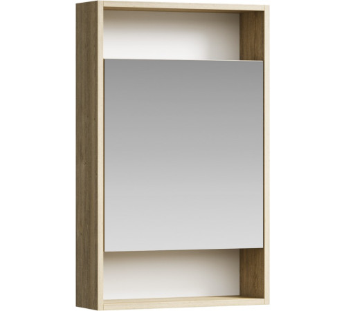 Шкаф зеркальный Aqwella Сити 500х800х150 мм дуб балтийский SIT0405DB
