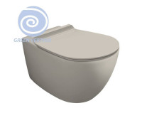 Унитаз подвесной Simas Vignoni 56х36.5 см безободковый смыв Tornado sabbia matt VI18VERT sabbia matt