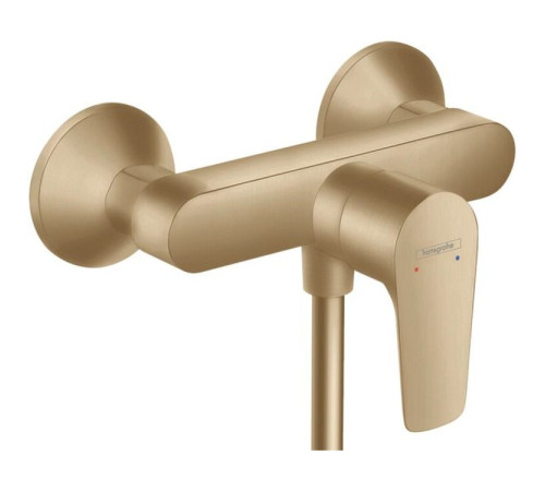 Смеситель для душа Hansgrohe Talis E однорычажный внешний монтаж шлифованная бронза 71760140
