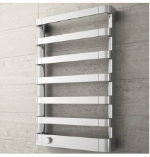 Полотенцесушитель электрический Irsap Step_E 500x775 мм 250 Вт 7 плоских трубок с термостатом хром SEP050T50IR01NNN